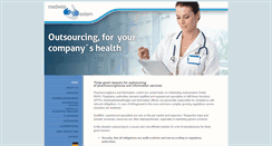 Desktop Screenshot of medwiss-extern.com