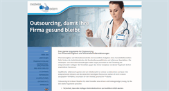 Desktop Screenshot of medwiss-extern.de